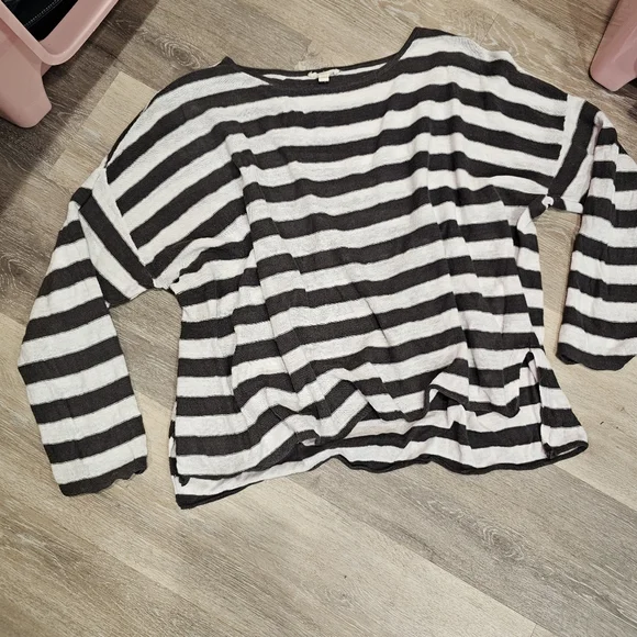 Eileen Fisher Organic Linen Dolman Sleeve Boxy Cozy Prarie CabinCore Top - Picture 11 of 16